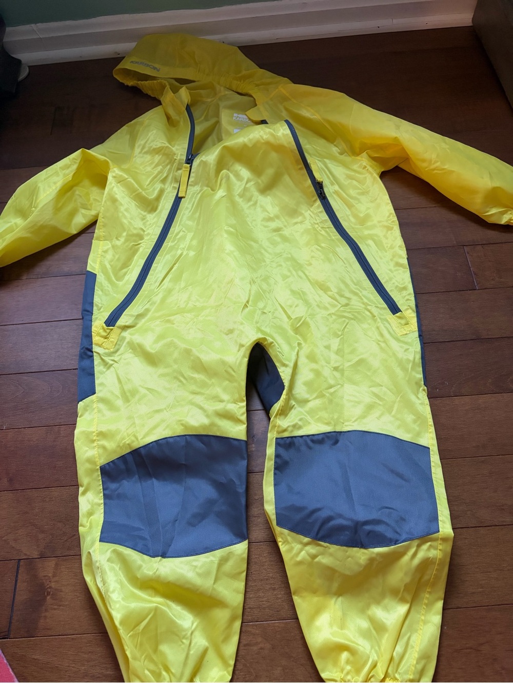 Karbon Toddler Rain Suit - Bright Yellow